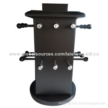 Wooden counter top displays stand, customized sizes and designs are accepted